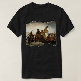 George Washington Delawarefloden Revolutionary War T Shirt