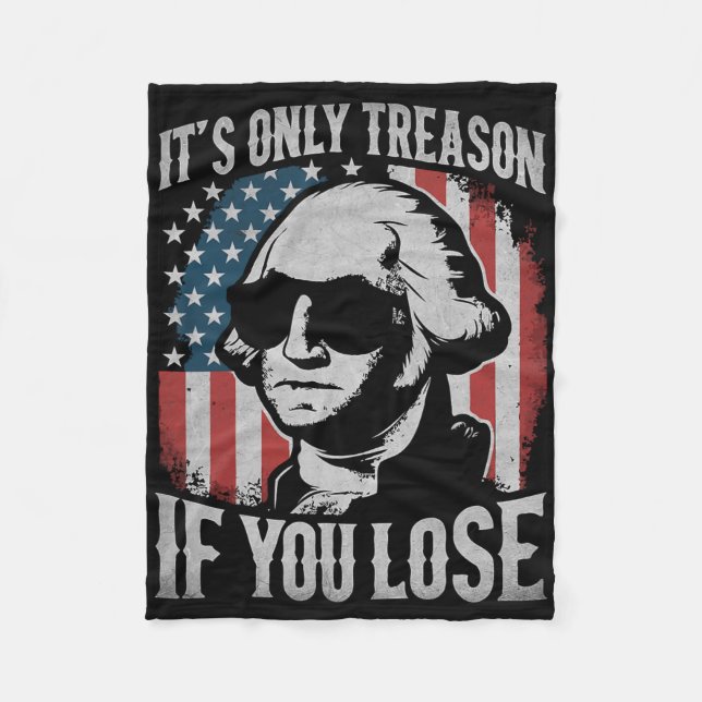 George Washington, det är bara en orsak om du förl Fleecefilt (Framsidan)