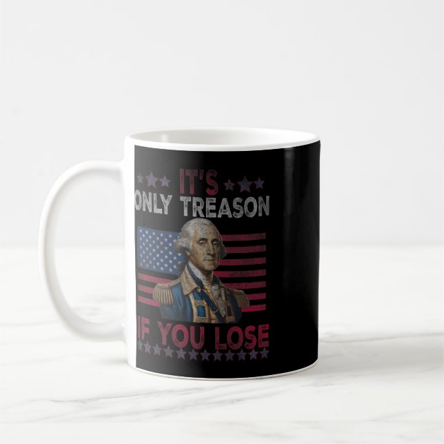 George Washington Det är bara förräderi om du förl Kaffemugg (Vänster)