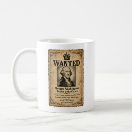 George Washington Efterlyst Plakat Kaffemugg
