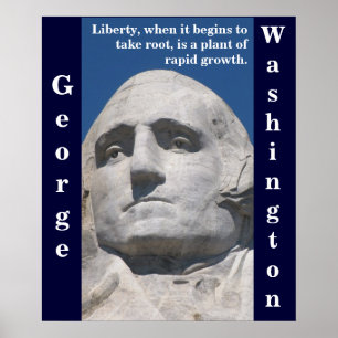 George Washington frihetaffisch Poster