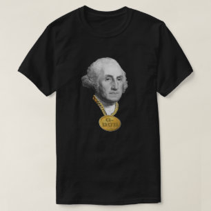 George Washington (G-Dub) roliga Blinged ut Tee