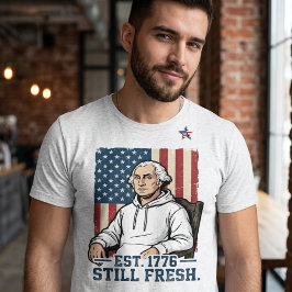 George Washington Glow-Up 250-årsjubileum T Shirt