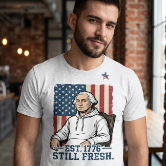 George Washington Glow-Up 250-årsjubileum T Shirt