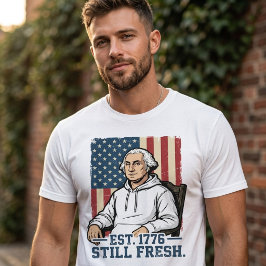 George Washington Glow-Up 250-årsjubileum T Shirt