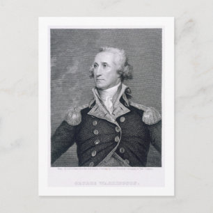 George Washington, graverad av Asher Brown Durand Vykort