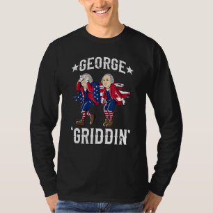 George Washington Griddy 4 juli George Griddi T Shirt