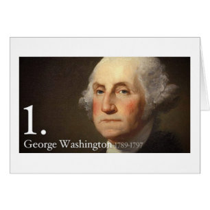 George Washington Hälsningskort