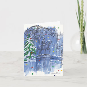 George Washington Helgdag Card Kort