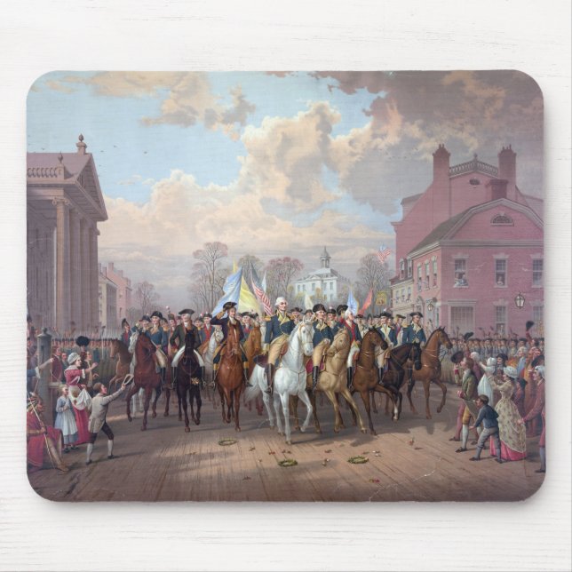 George Washington i New York mousepad Musmatta (Framsidan)
