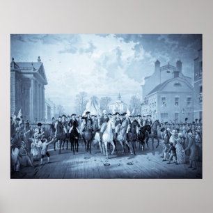 George Washington i New York poster/skriver ut Poster