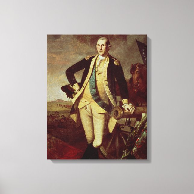 George Washington i Princeton, 1779 Canvastryck (Framsida)
