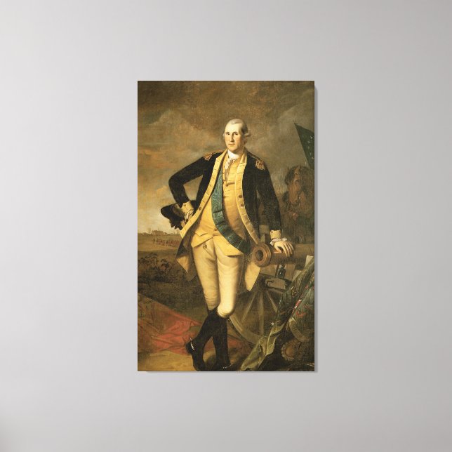 George Washington i Princeton, 1779 Canvastryck (Framsida)