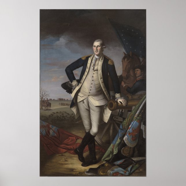 George Washington i Princeton, 1781 Poster (Framsidan)