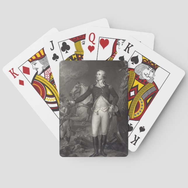 George Washington i Trenton Casinokort (Baksidan)