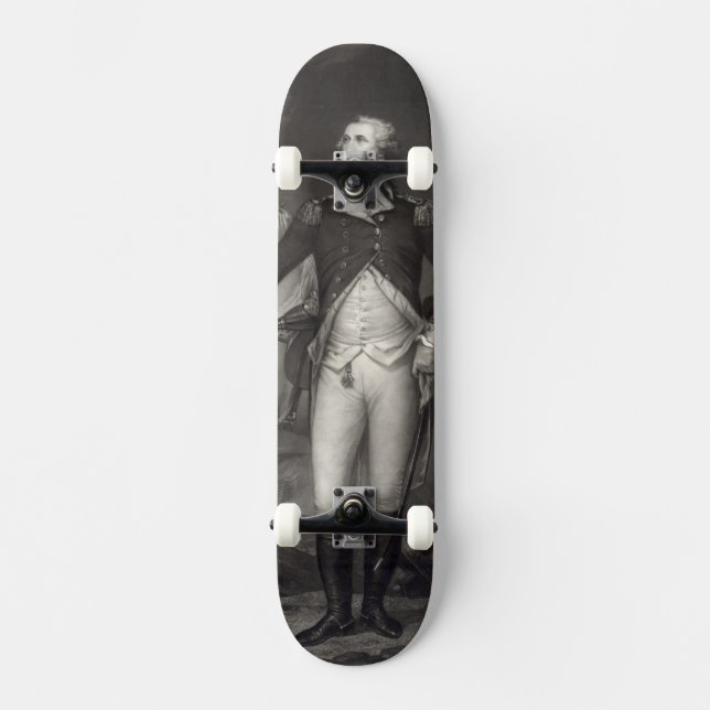 George Washington i Trenton Skateboard Bräda 20 Cm (Framsida)