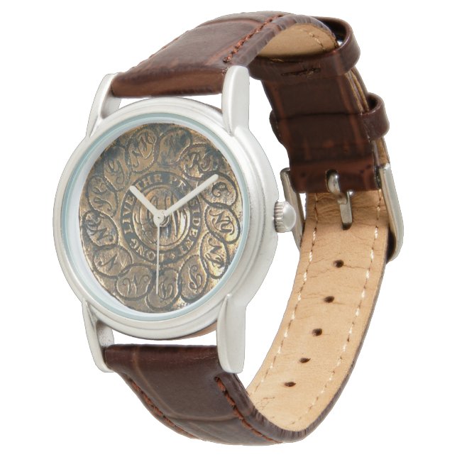 George Washington Inaugural Button Watch Armbandsur (Vinklad)