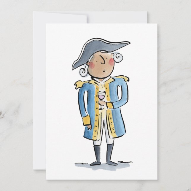 George Washington Inbjudningar (Framsida)