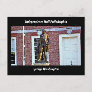 George Washington Independence Hall Philadelphia Vykort