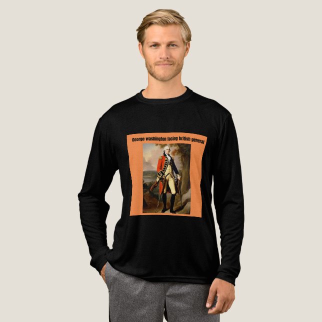 george Washington inför brittiska generaler T Shirt (Hel framsida)