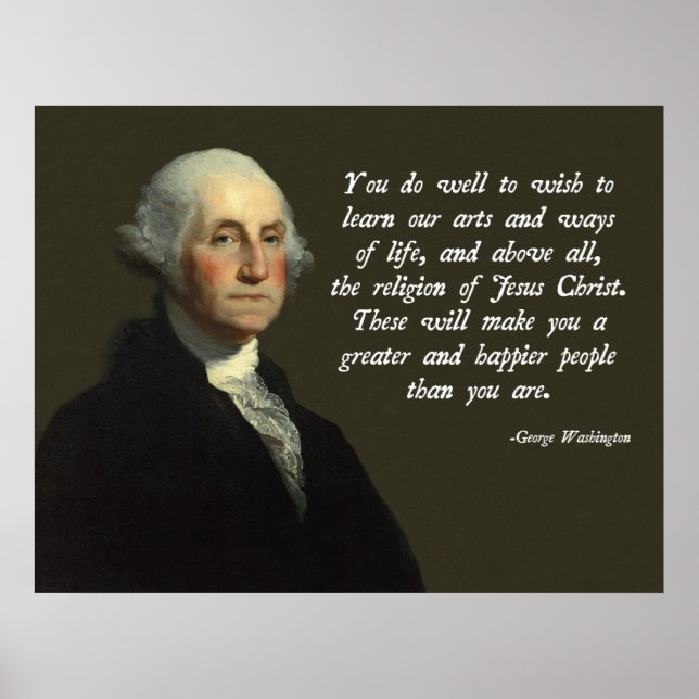 George Washington Jesus Kristus Poster (Framsidan)