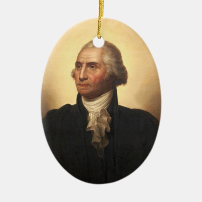 George Washington Julgransprydnad Keramik (Framsidan)