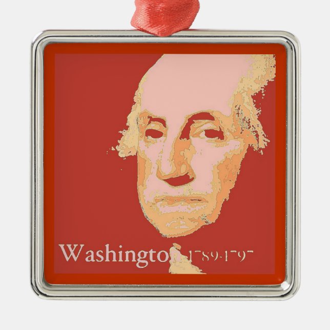 George Washington Julgransprydnad Metall (Framsidan)