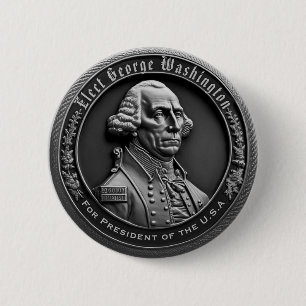 George Washington Kampanj Button Knapp