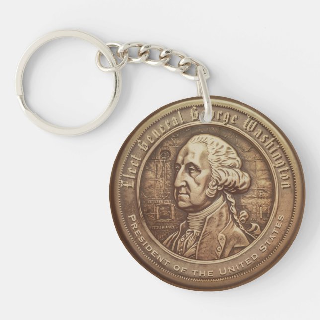 George Washington Kampanjknapp (Framsidan)