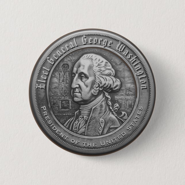 George Washington Kampanjknapp Knapp (Framsida)