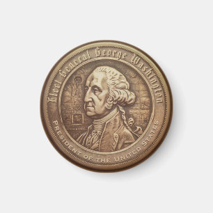 George Washington Kampanjknapp Magnet