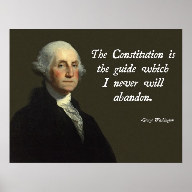 George Washington-konstitutionen Poster (Framsidan)