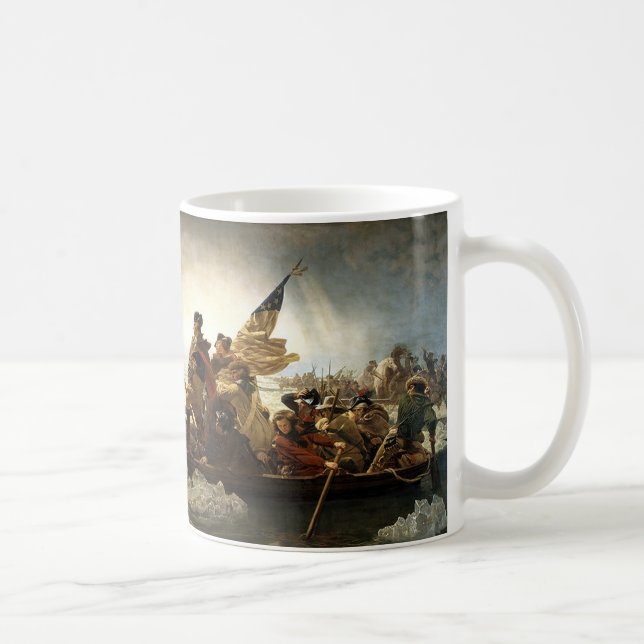 George Washington Kor Delaware River Kaffemugg (Höger)