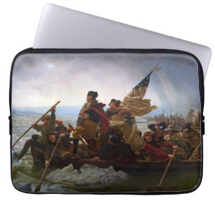 George Washington korsar Delawarefloden Laptop Fodral