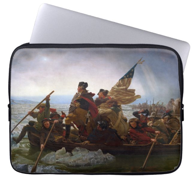George Washington korsar Delawarefloden Laptop Fodral (Framsidan)