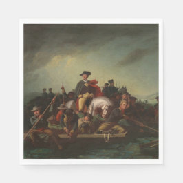George Washington korsar Delawarefloden Pappersservett