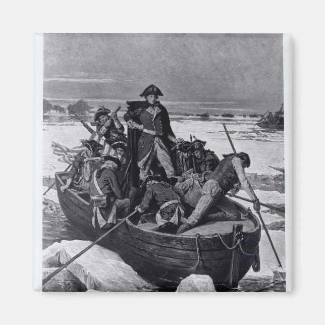 George Washington korsar floden Delaware Magnet (Framsidan)