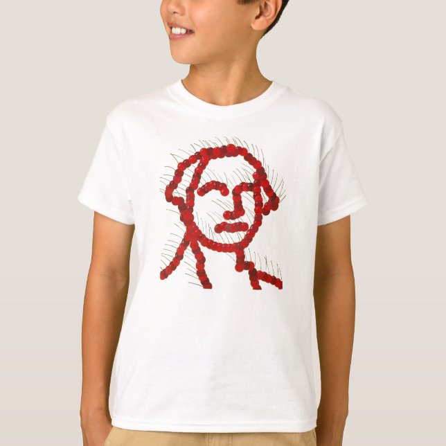 George Washington körsbärporträtt Tee (Framsida)