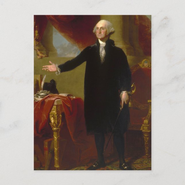 George Washington Lansdowne Porträtt av Stuart Vykort (Framsida)