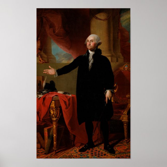 George Washington Lansdowne Porträtt Poster (Framsidan)