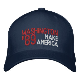 George Washington "Make America" Hat Broderad Keps