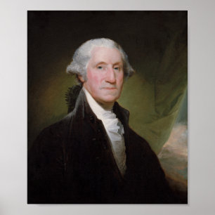George Washington målning - Gilbert Stuart Poster