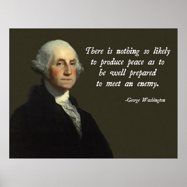 George Washington Military Poster (Framsidan)