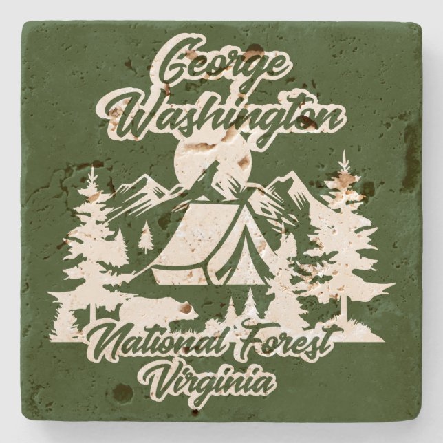 George Washington National Forest Stenunderlägg (Framsidan)