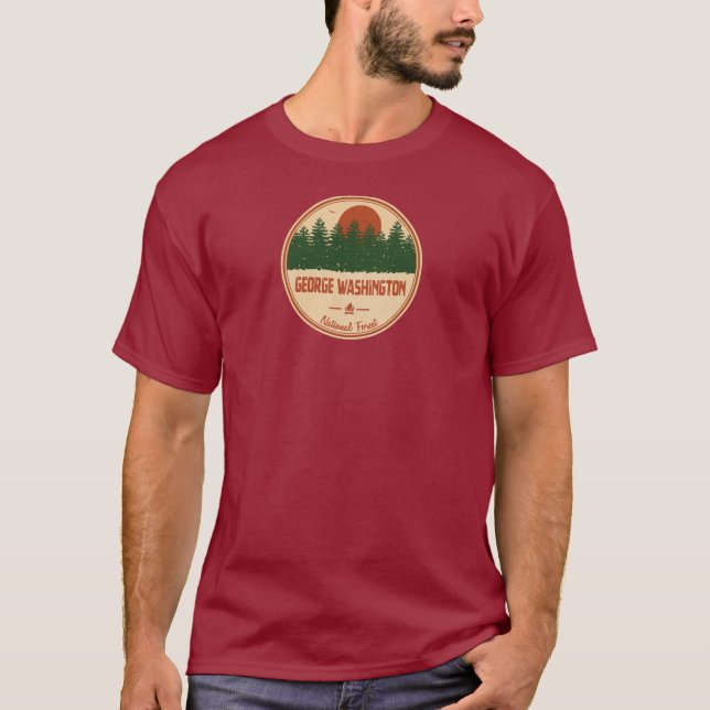 George Washington National Forest T Shirt (Framsida)