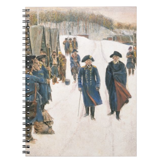 George Washington och Baron von Steuben Anteckningsbok (Framsidan)