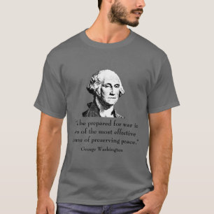 George Washington och citationstecken T-shirt