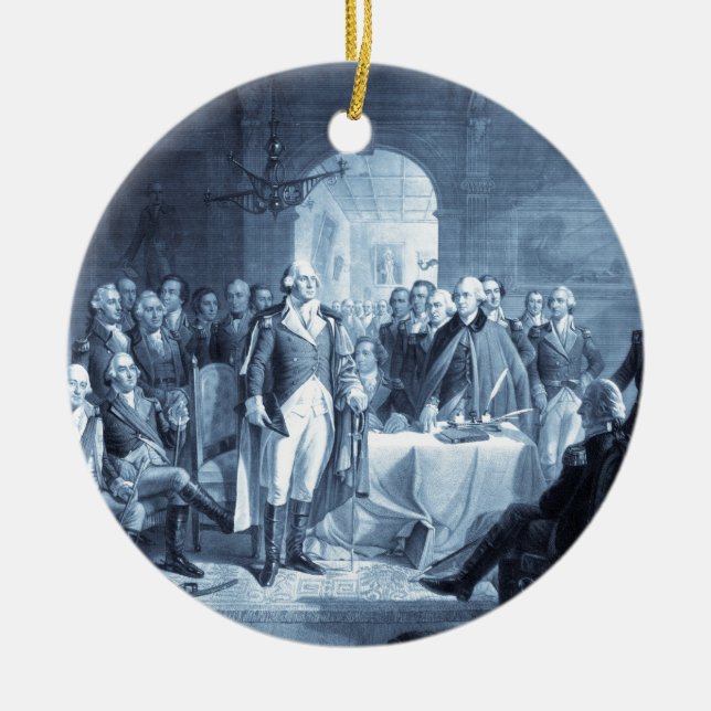 George Washington och hans generaler ornament (Framsidan)