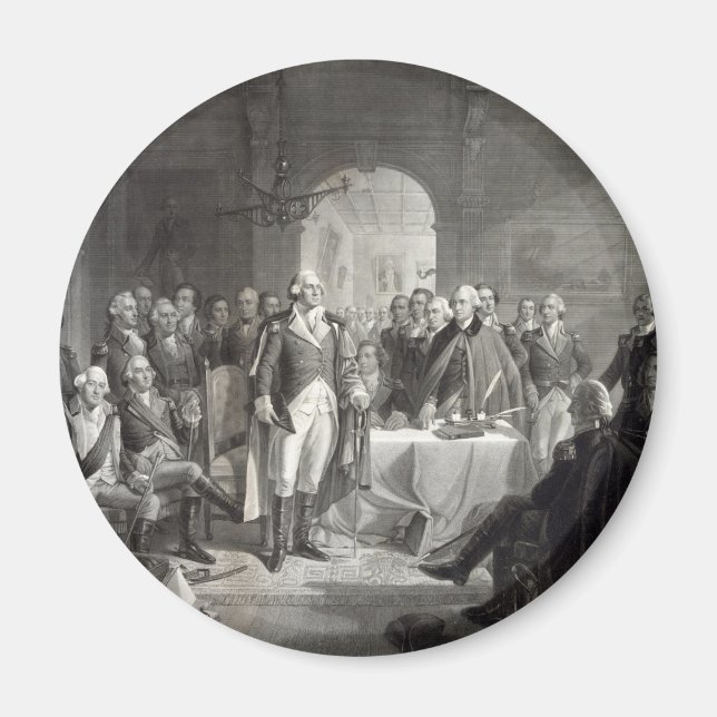 George Washington och hans generalmagnet Magnet (Framsidan)