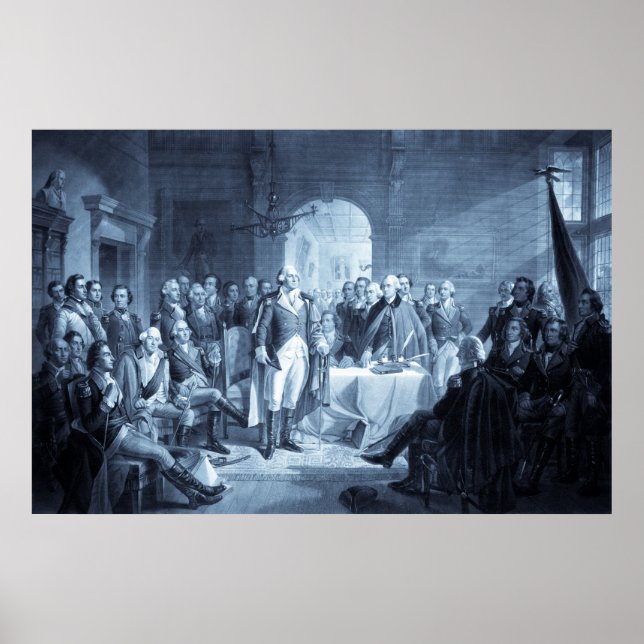 George Washington och hans generaltryck Poster (Framsidan)